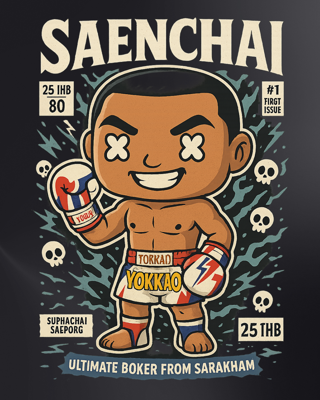 Saenchai Oversized faded t-shirt